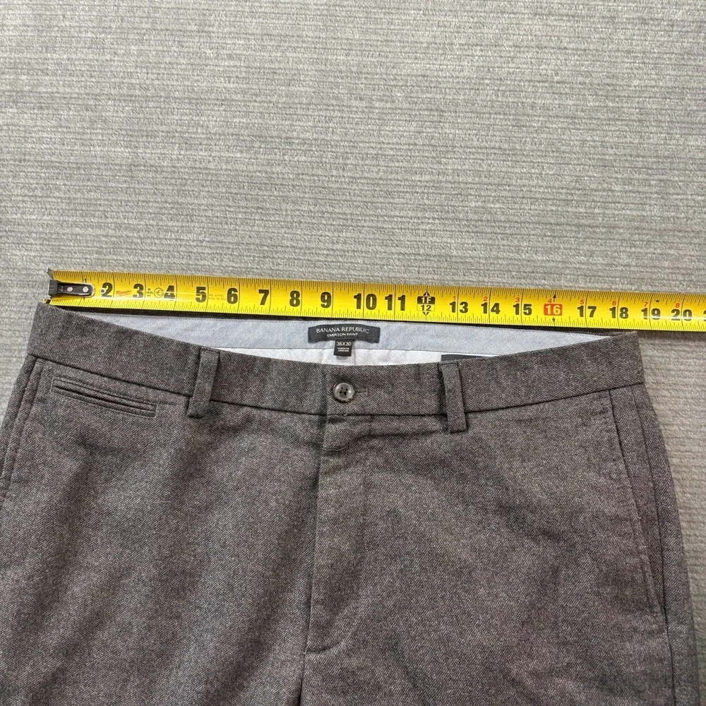Banana Republic Emerson Pants Men 36x29 Nova Fides Office Business  Wool Blend